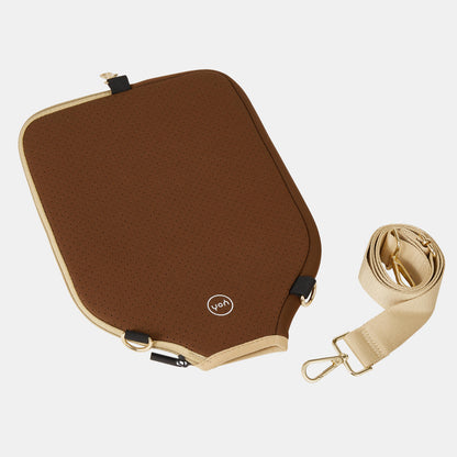 Crossbody Paddle Cover in Coffee