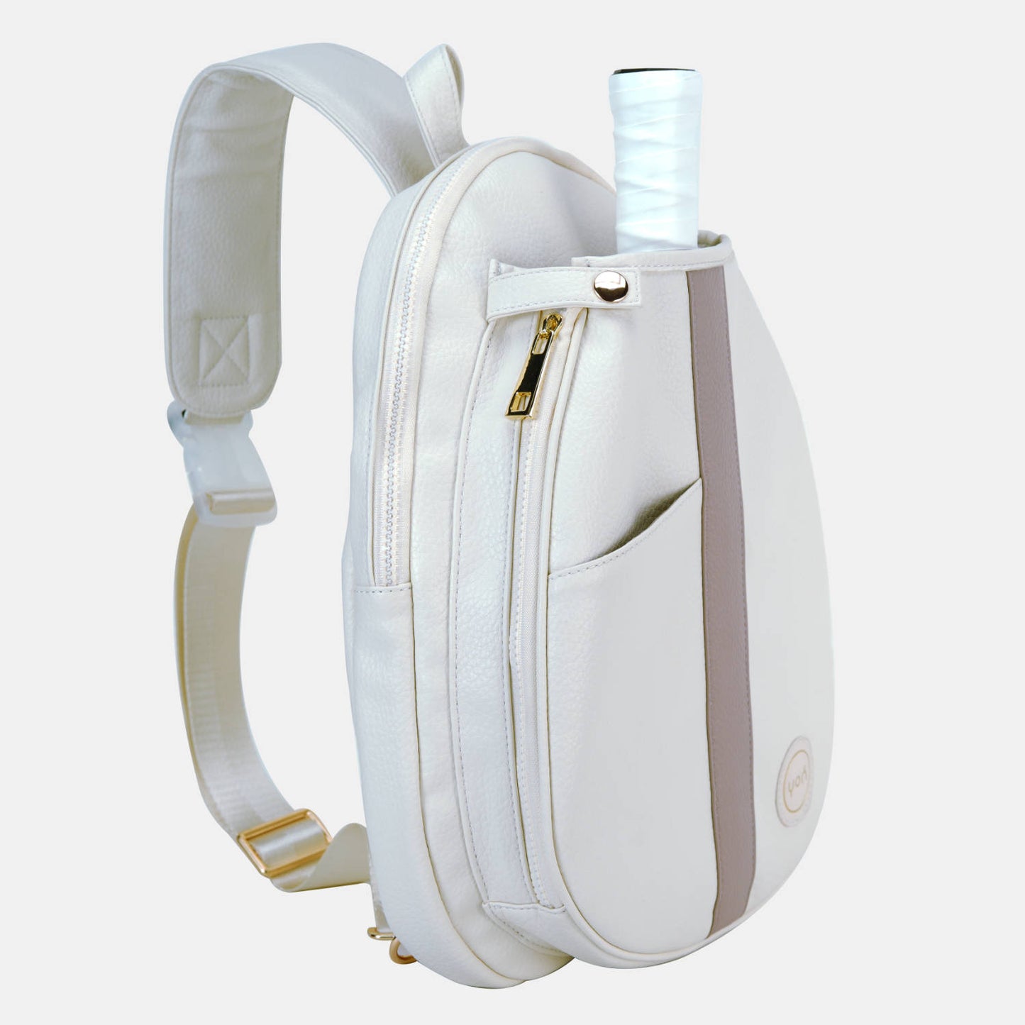 Eco Pickleball Sling Bag in Cream